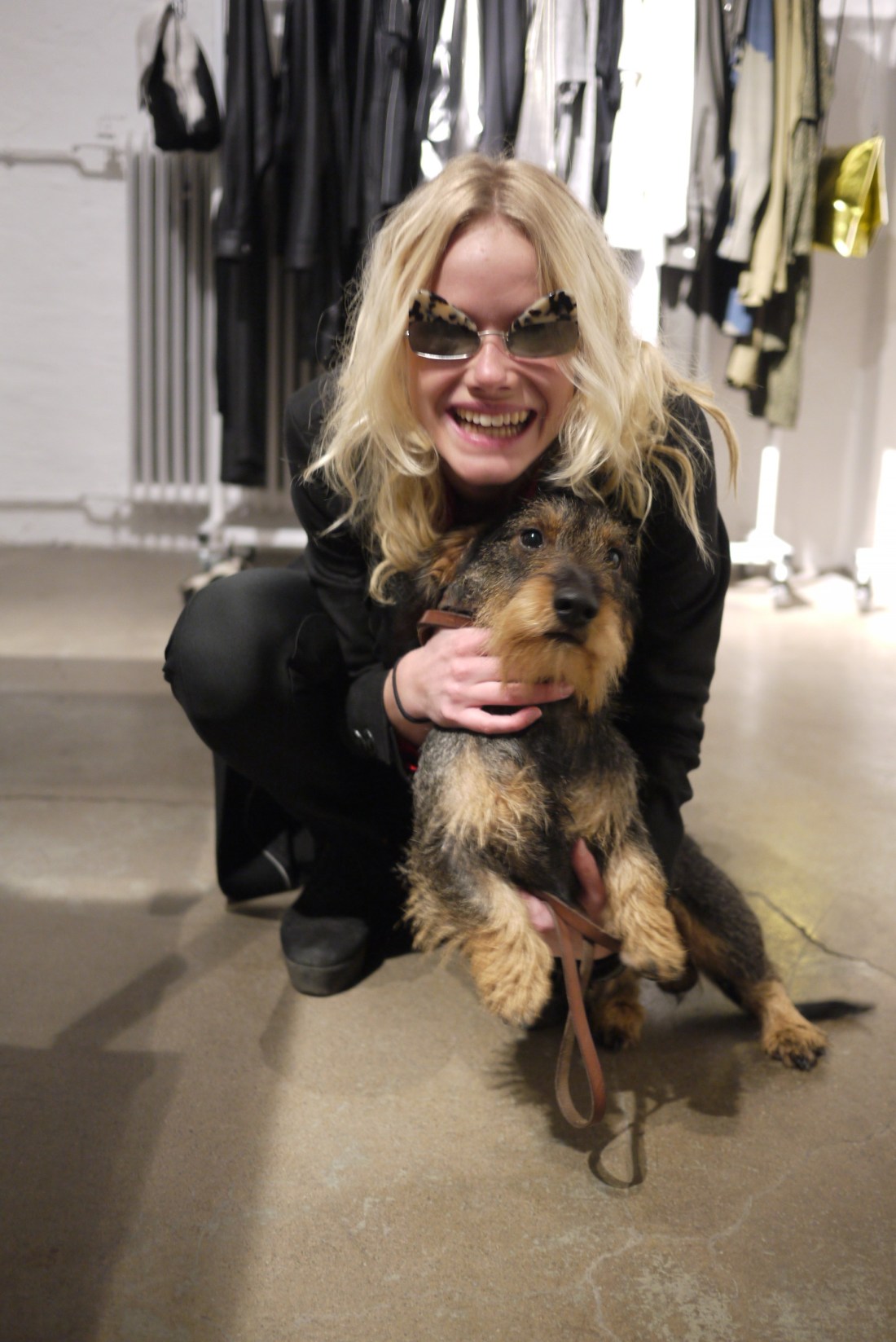 Tove wearing Hyde's for Ann-Sofie BACK Atelje