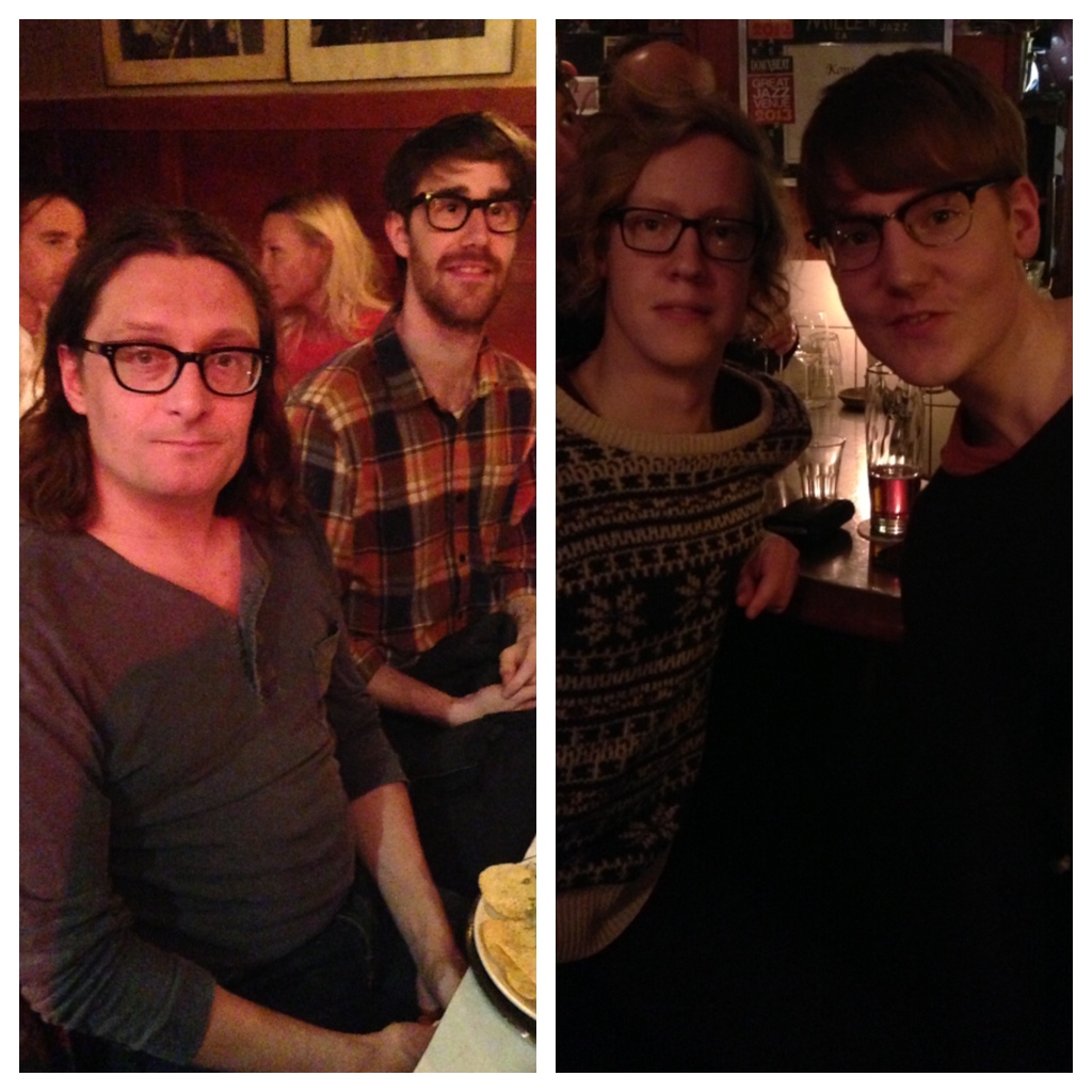 Eyewear people at a Jazz Club