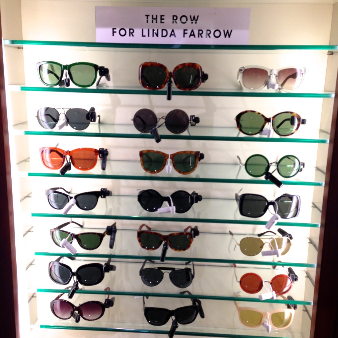 Liberty, London, Sunglasses from The Row (Linda Farrow)