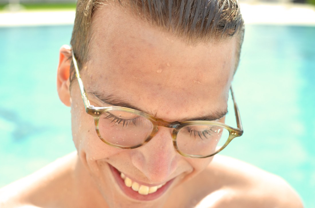 Garrett Leight Hampton in Olive Green