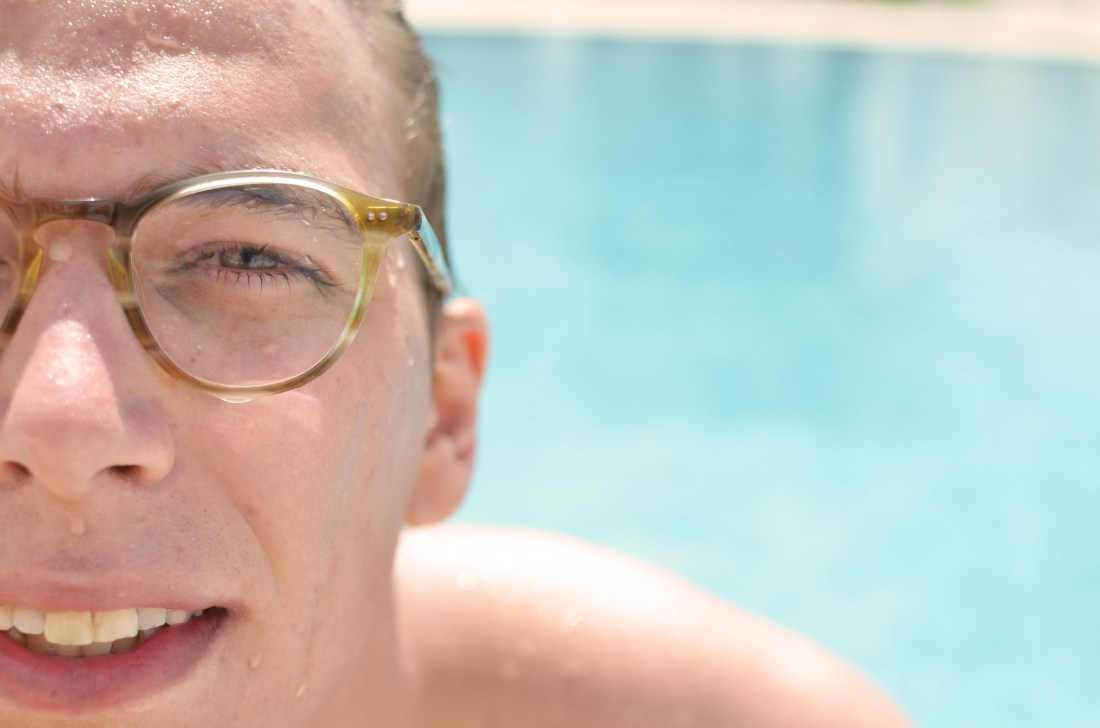 Garrett Leight Hampton in Olive Green