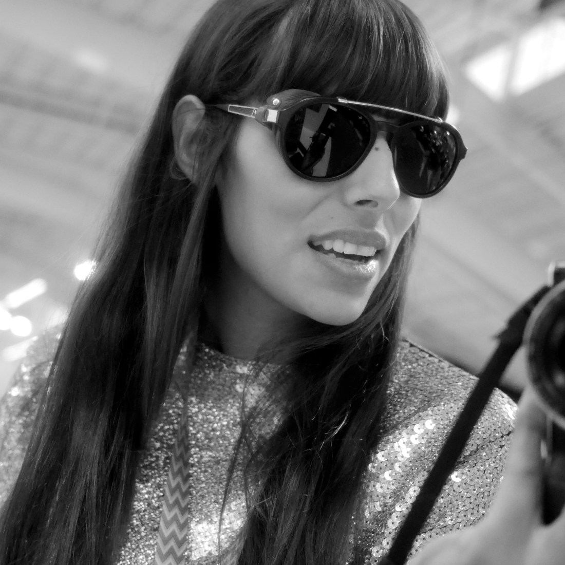 Leisure society, golden, luxury glasses, vision expo east 2014, babba canales, sunglasses, leather