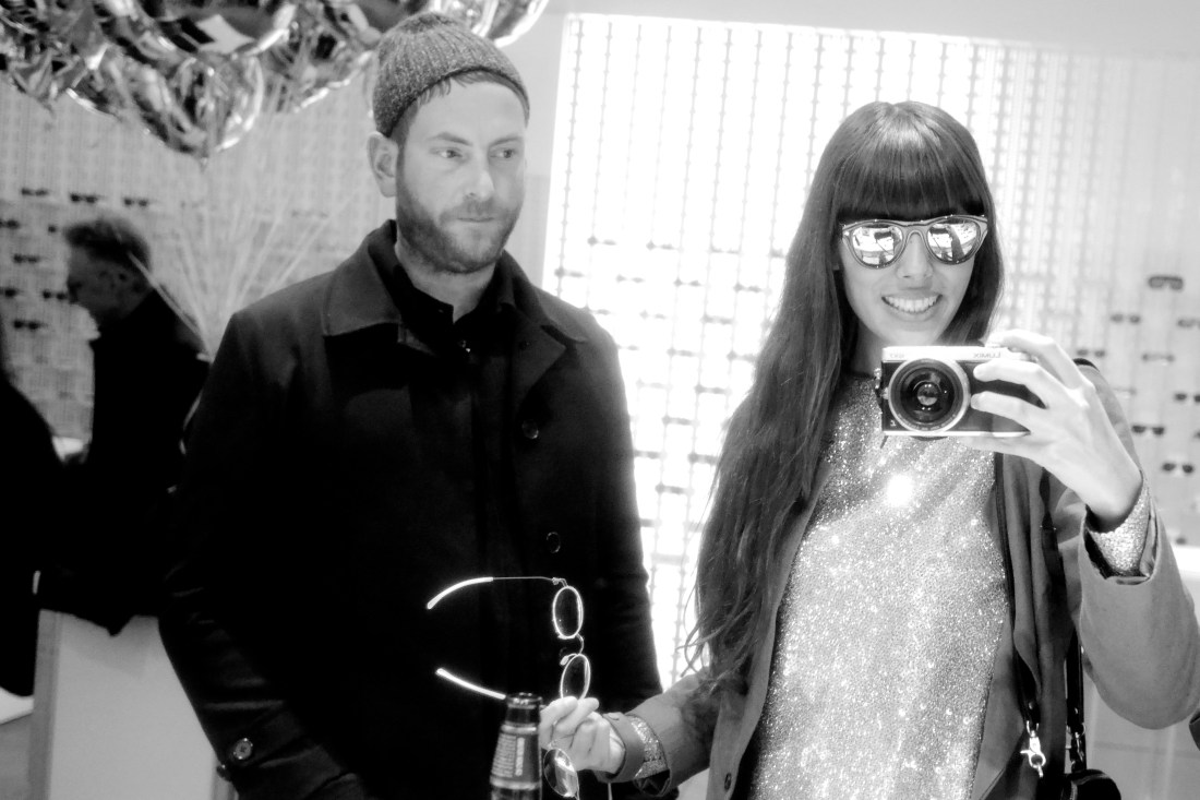 Babba Canales wearing MYKITA + Martin Margiela